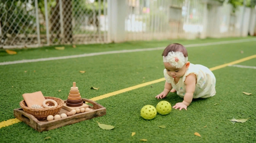 LỚP TỔ ẤM TỪ 5-12 THÁNG TUỔI (MONTESSORI 0-3)
