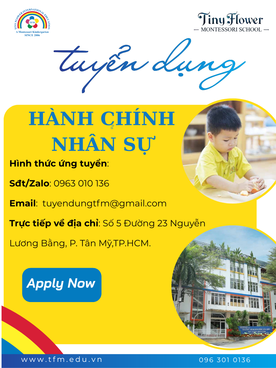 VỊ TRÍ: HÀNH CHÍNH – NHÂN SỰ