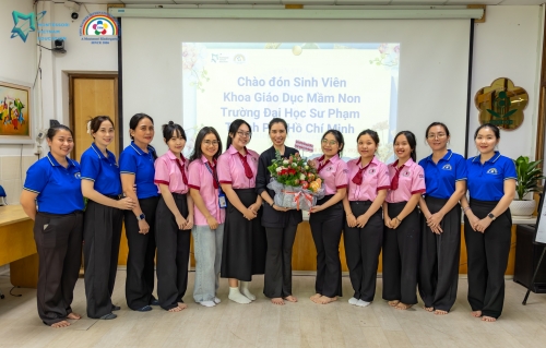 CHÀO ĐÓN NHỮNG NHÀ GIÁO TƯƠNG LAI ĐẾN VỚI THẾ GIỚI GIÁO DỤC MONTESSORI 