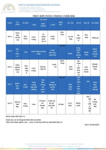 WEEKLY MENU  - WEEK 2 ( JANUARY - 2026)