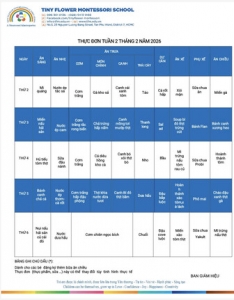 WEEKY MENU 2.2 - 2026