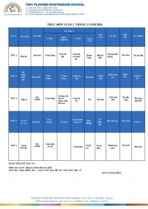 THỰC ĐƠN 3.3 - 2026