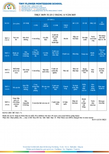 THỰC ĐƠN TUẦN 2.11 - 2025