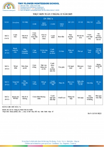 THỰC ĐƠN TUẦN 3.12 - 2025