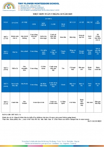 THỰC ĐƠN TUẦN 5.10 - 2025