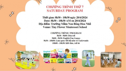 CHƯƠNG TRÌNH THỨ 7- SATURDAY PROGRAM